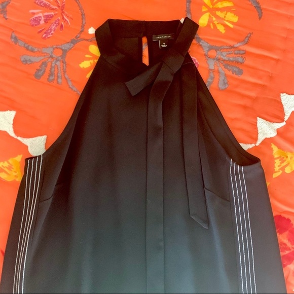 Ann Taylor Bow Neck A-line Dress - Picture 4 of 5